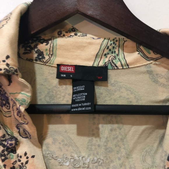 Button down Cotten small women’s blouse. Diesel - Picture 2 of 3